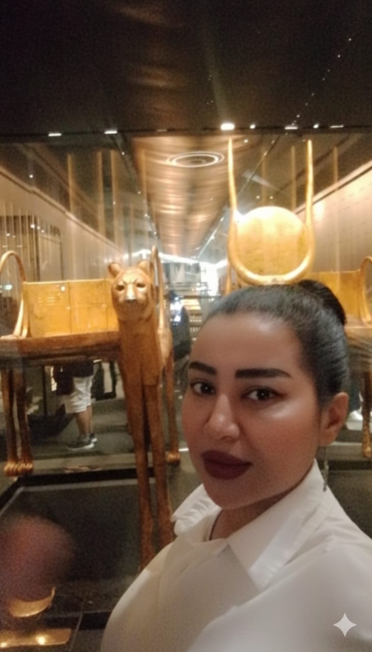 زيارة الكوتش هبة سعيد للمتحف المصري الكبير